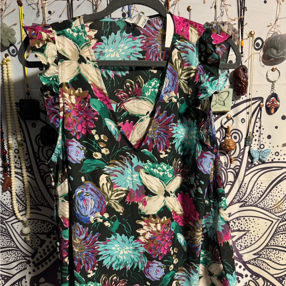 🪻J. Crew Multicolor Floral Blouse